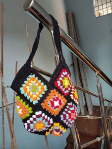 Crochet Granny Square Bag