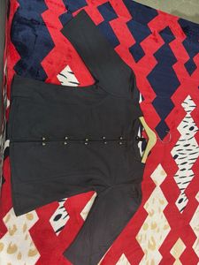 Black Button-Down Jacket