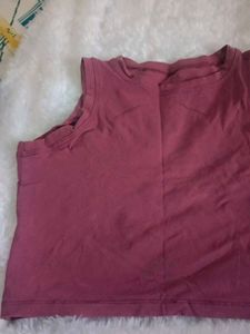 Mauve Cropped Tank