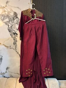 Maroon Beautiful Suit