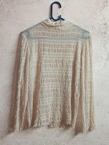 Trendy Ladies See-through Fashion Top