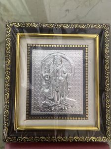 999 Silver Framed Murugar Showpiece