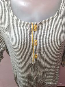 Xxl Striped Kurta