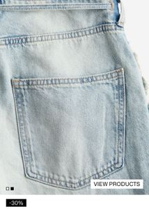 Wide leg denim
