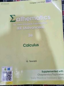 JEE Advanced Calculus 2e by G. Tewani