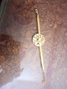 Golden Bracelet Rakhi