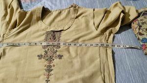 Kurta Set With Organza Dupatta