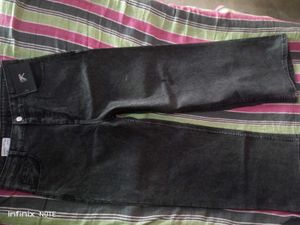 Dark Gray Denim Jeans