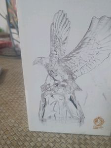 Decorative Piece Of Eagle made Of Crystal