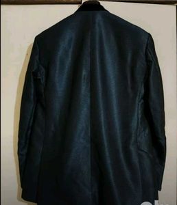Elegant Navy Bandhgala Blazer