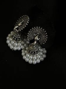 Pearl Peacock Earrings