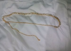 Golden Stone Embellished Waist Band