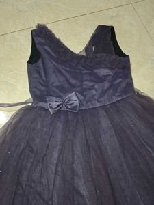 Elegant Purple Girls' Dress
