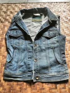 Half Sleeve Denim Jacket
