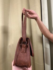 Vintage Brown Satchel Bag