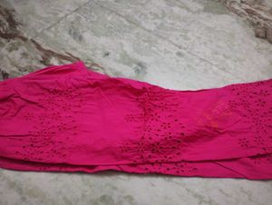 Pink Embroidered Kurta