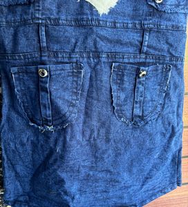 Cute Denim Jumper Dress