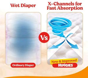Pack Of 32 Diapers + 3 Feather Diaper Free
