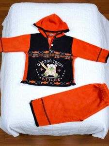 [Unisex] Kids Winter Wear Hoddie +pant Set