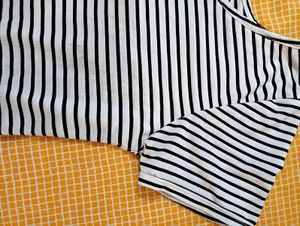 White Striped Tshirt