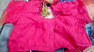 Fully Stitched Banarsi  Saree With Blouse
