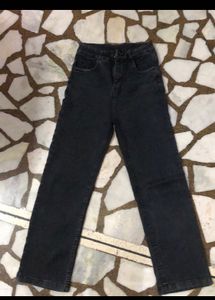 Wide Leg Black Jeans