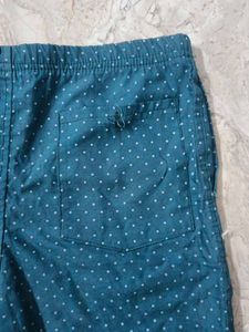 Blue Polka Dot Shorts