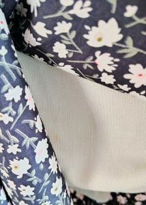 Chic Black &amp; White Floral Skirt