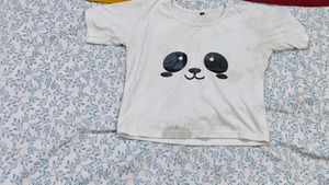 Panda Graphic Tee Or Crop Top