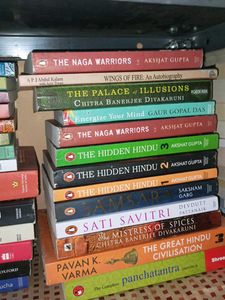 Indian authorsMixed Fiction Books Bundle