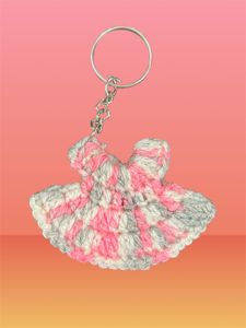 Crochet Dress Keychain
