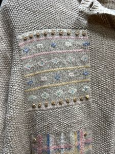 Vintage Embroidered Cardigan Sweater