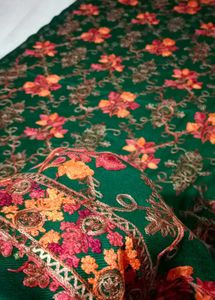 New Kashmiri Embroidered Woollen Shawl For Women