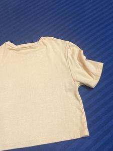 Zara cotton jersey Top