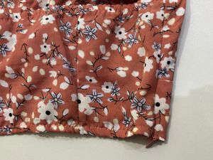 Floral Print Crop Top