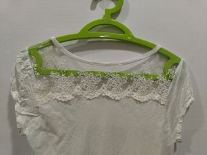 White Laced Tunic