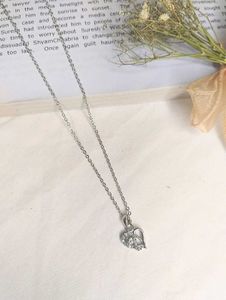 Cute Silver AD Pendant Necklace