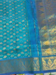 Elegant Blue Silk Saree