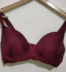 Burdundy Color 34 Bust Bra &amp; 32 Waist Panty Set
