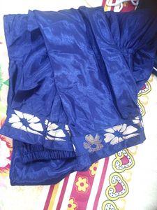 Blue Floral Kurta Set