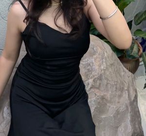 Black Slip Dress
