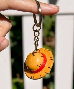 One Piece Luffy Hat Keychain