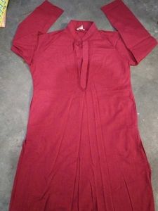 Elegant Men&#39;s Maroon Kurta