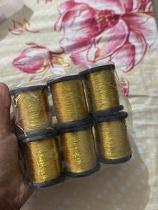 Golden Zari thread - 6N