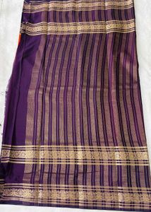 Orange &amp; Purple Saree