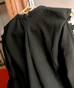 Black Cutout Sleeve Top