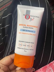 O3+ Bridal Radiance Sunscreen