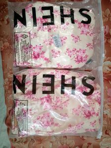 2 X Shein Party Asymmetrical Hem Strappy Sleeves F