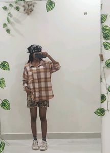 Camouflage Print Cotton Shorts