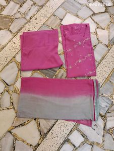 PURE CREPE SUIT SET